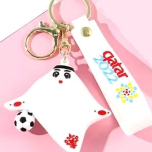 La'eeb Qatar Mascot 2022 Keychain